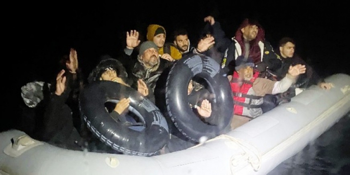 11 göçmen kurtarıldı 1 organizatör yakalandı
