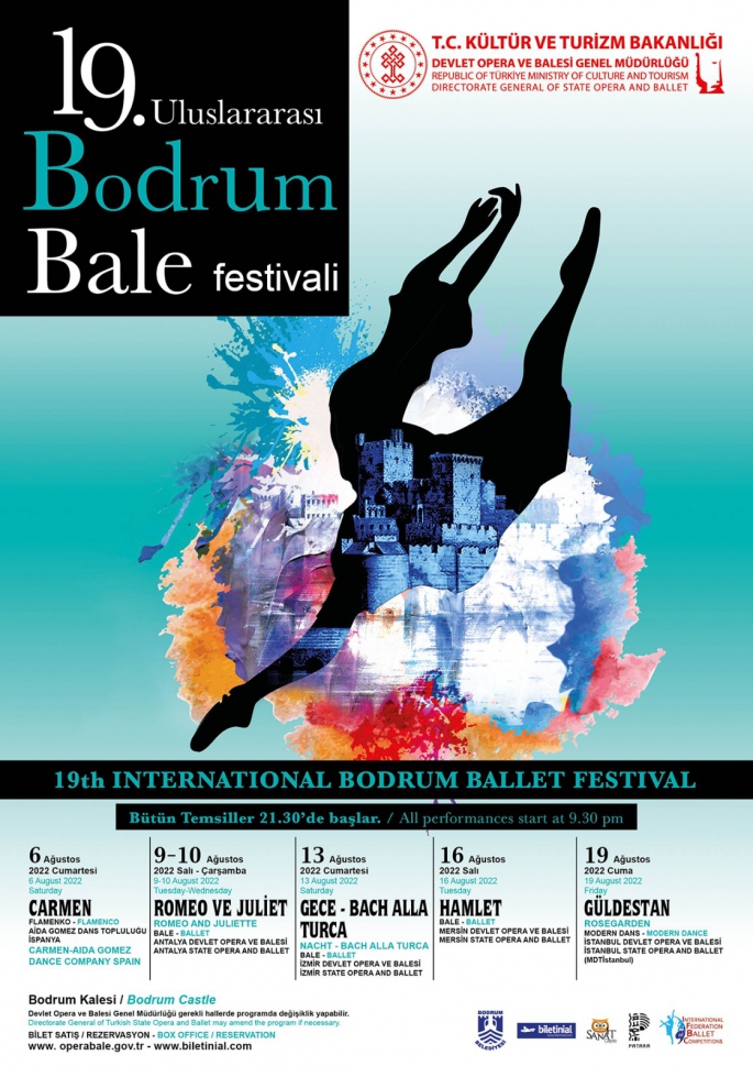 19. Uluslararası Bodrum Bale Festivali Başlıyor