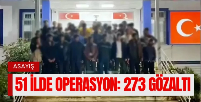 51 ilde göçmen kaçakçılarına operasyon