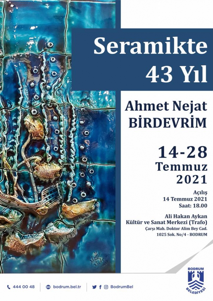 Ahmet Nejat Birdevrim’den “Seramikte 43 Yıl” Sergisi
