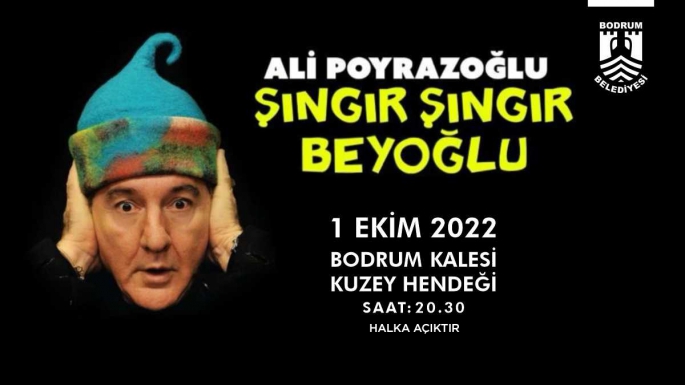 Ali Poyrazoğlu “Şıngır Şıngır Beyoğlu” ile Bodrum'da