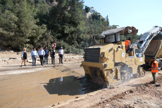 Başkan Aras,  o yılda incelemelerde bulundu