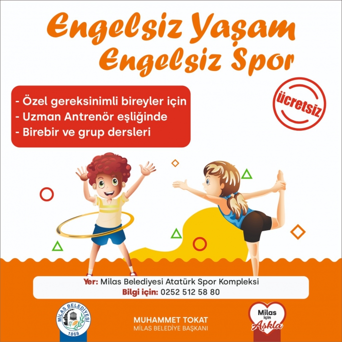 Belediyeden  “engelsiz yaşam engelsiz spor”