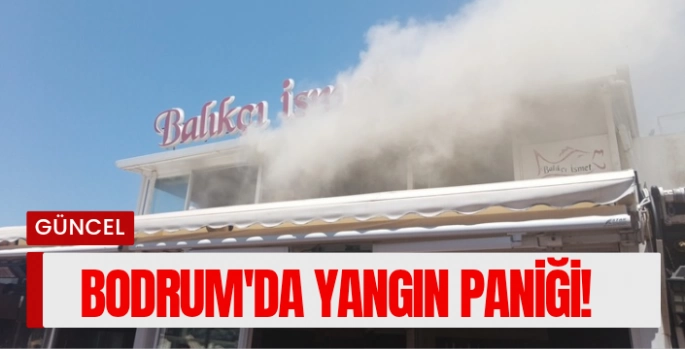 Bitez’de Balık Restoranında Yangın Paniği!