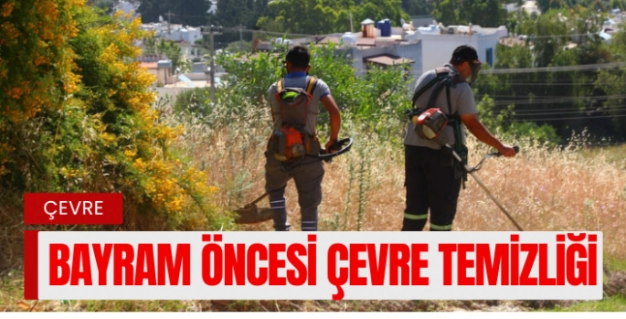 Bodrum Belediyesi Bayram Öncesi Çevre Temizliğini Hızlandırdı