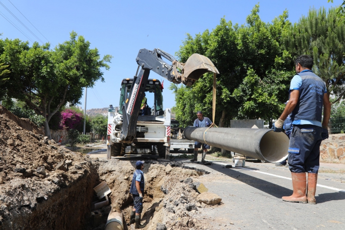 Bodrum’da 160 Kilometre Kanalizasyon Hattının 75 Kilometresi Tamamlandı