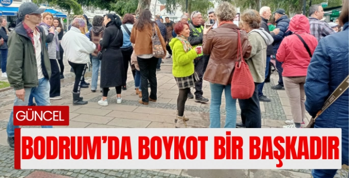 Bodrum’da, Boykot-Lab Açıldı