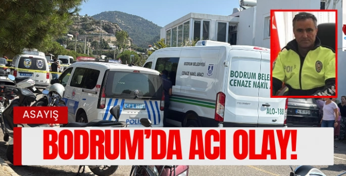 Bodrum'da çatıdan düşen emekli polis hayatını kaybetti