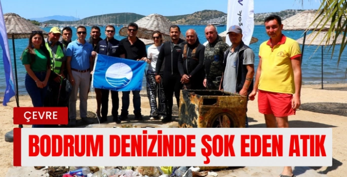 Bodrum'da Deniz Dibi Temizliğinde Şaşırtan Buluntu