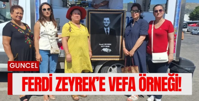Bodrum’da Ferdi Zeyrek’in Anısına Lokma İkramı