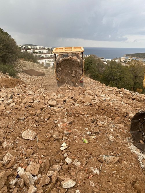 Bodrum’da hafriyat terörü!  Yasal İşlem başlatıldı!