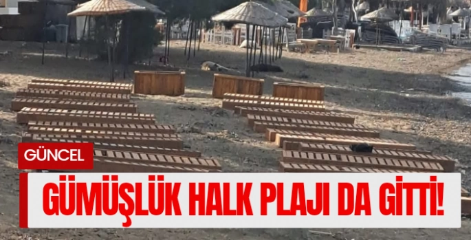 Bodrum'da Halk plajı işgal edildi: Yetkiler sesiz 
