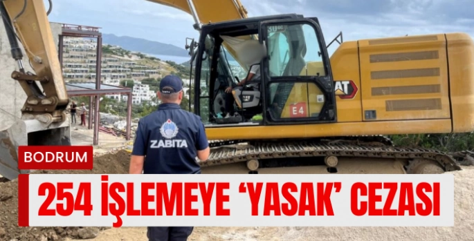 Bodrum'da İnşaat Yasağına Uymayana Ceza Yağdı