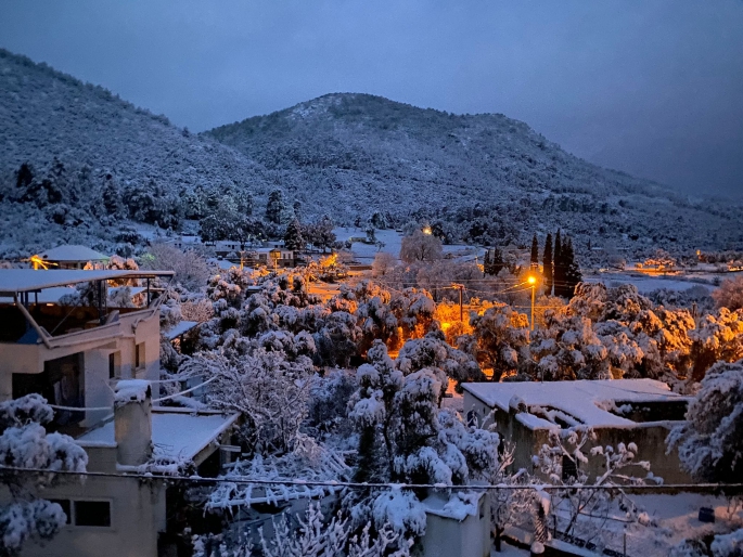  Bodrum’da kar yağdı! 