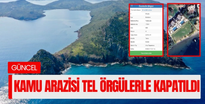 Bodrum’da Kıyı İşgalleri Bitmiyor: Küdür’de Kamu Arazisi Tel Örgülerle Kapatıldı