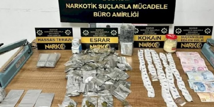 Bodrum'da uyuşturucu operasyonu! 4 kişi gözaltında 