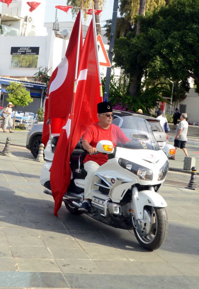 Bodrum’da Zafer Bayramı'nın 101.yıl kutlamaları coşkuyla başladı