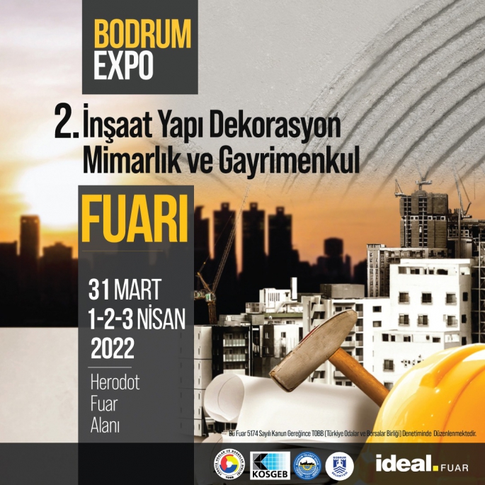 Bodrum Expo 2. İnşaat Yapı Fuarı sektör profesyonellerinin buluşma noktası olacak