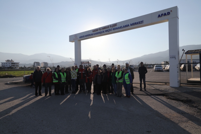 Bodrum Hatay'ı unutmadı