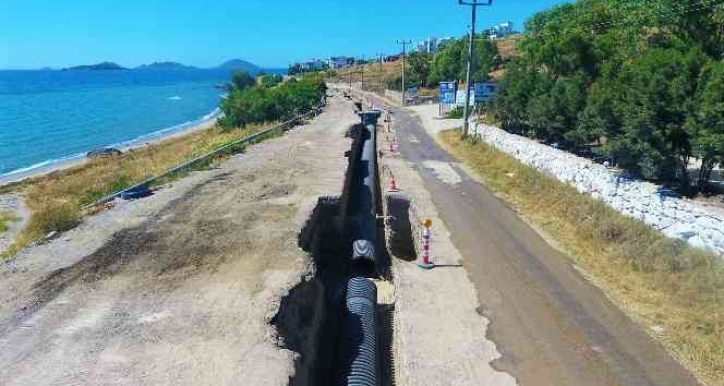 Bodrum kanalizasyon projesinin yüzde 93'ü tamamlandı