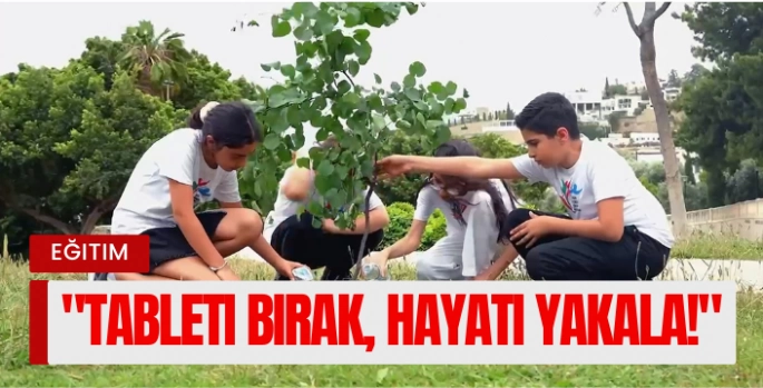 Bodrumlu çocuklardan anlamlı mesaj: Bırak tableti telefonu, hayatı kaçırma