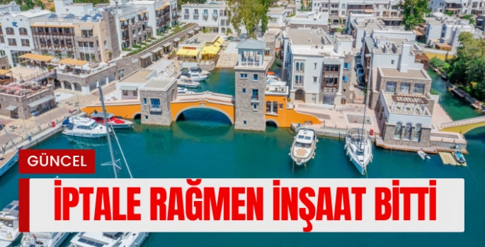 ÇED sürecini bekleden otel inşaatını bitirdiler