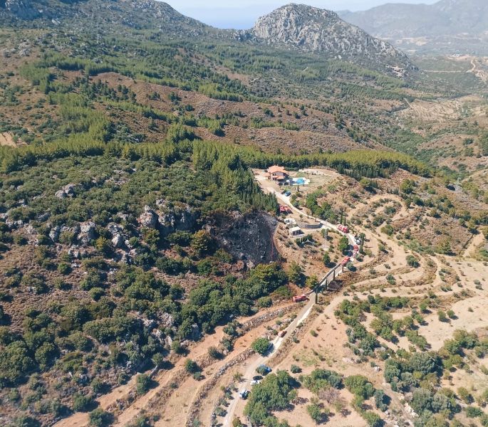 Datca'da orman yangını 