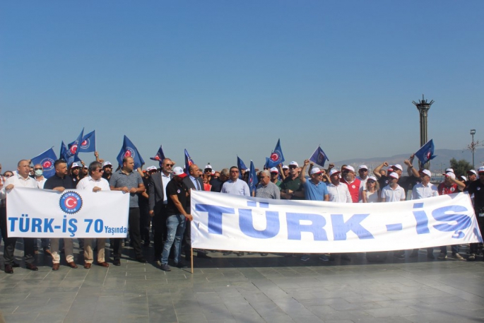 Emek mücadelesi veren Türk-İş 70 yaşında