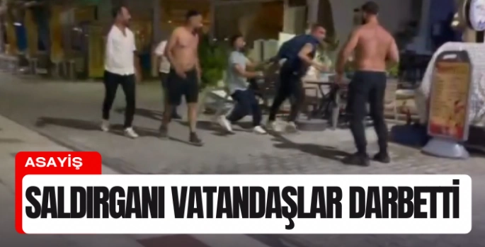 Esnafı silahlı vuran şahsı, vatandaşlar yakalayıp darbetti