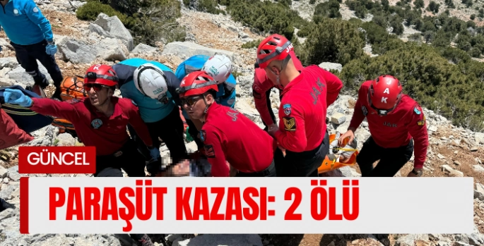 Fethiye'de paraşüt kazası: 2 ölü