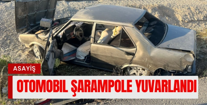 Germencik'te Otomobil Şarampole Yuvarlandı: Bir Yaralı