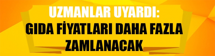 Gıda fiyatları daha fazla zamlanacak