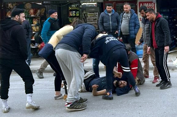 Husumetlisini sokak ortasında böyle vurdu, 