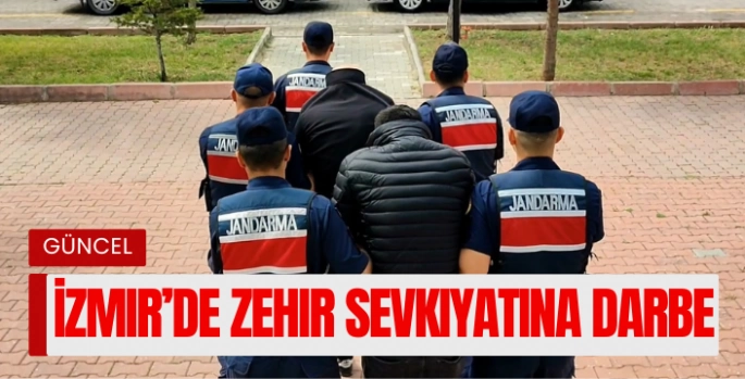 İzmir'de uyuşturucu sevkiyatına jandarma darbesi