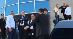 Denizlispor Yönetimi'nin basın toplantısına silahlı kişilerce baskın girişimi