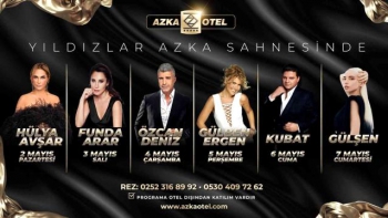 Türkiye'nin Starları Bayramda Azka Otel'de sahne alıyor!