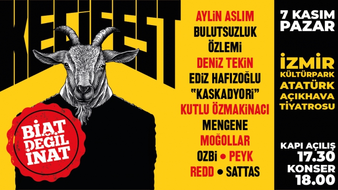 Keçifest 7 kasım’da izmir kültürpark atatürk açıkhava tiyatrosu’nda!