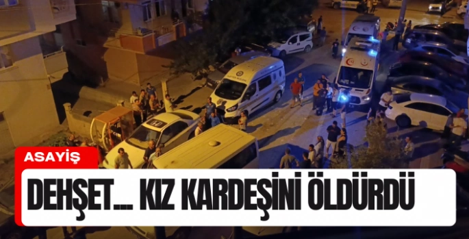 Kız kardeşini 14 bıçak darbesiyle öldürdü