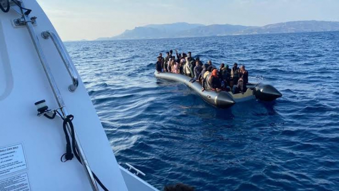 Marmaris'te düzensiz göçmen operasyonu