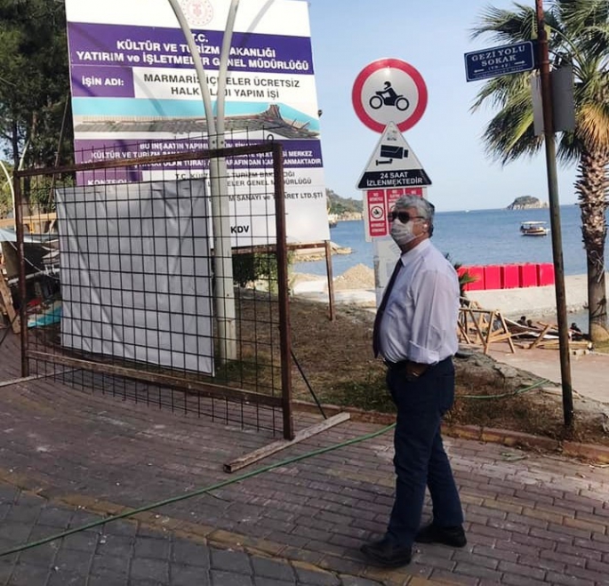Marmaris’te İlk Olacak Lüks Halk Plajına Beton Gölgesi