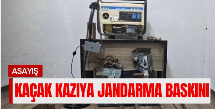 Marmariste kaçak kazıya jandarma baskını: 5 tutuklama