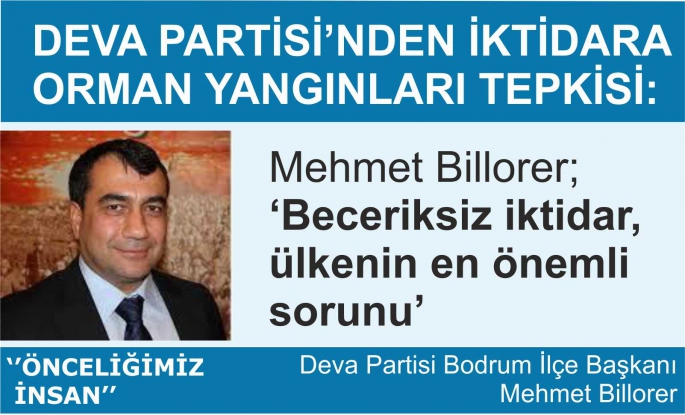 Mehmet Billorer: Beceriksiz iktidar, ülkenin en önemli sorunu