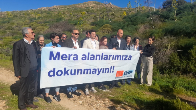 Mera alanına GES'e CHP'den tepki eylemi