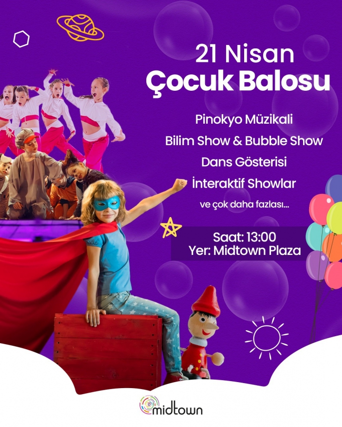 Midtown çocuk balosuna ev sahipliği yapacak