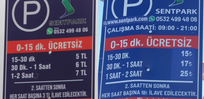 Muğla'da otopark ücretlerine yüzde 257 zam