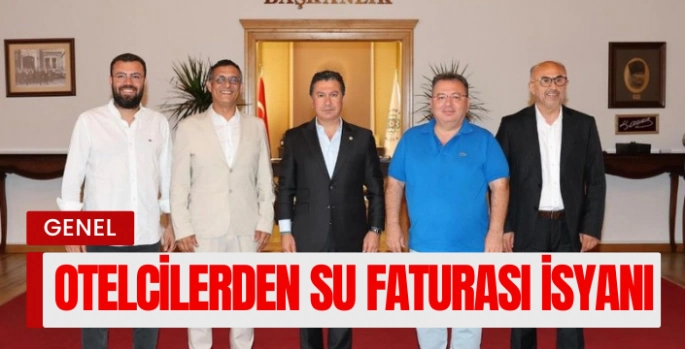 Otelciler Su Faturalarından Şikayetçi: BOYD’dan “Temsiliyet” Eleştirisi Geldi
