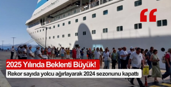 Rekor sayıda yolcu ağırlayarak 2024 sezonunu kapattı 