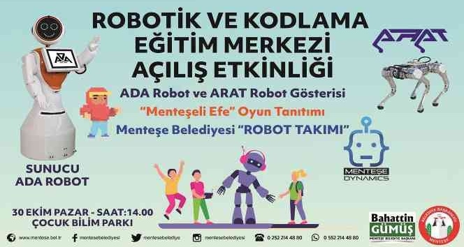 Robotik ve kodlama merkezi robot gösterisi ile açılıyor