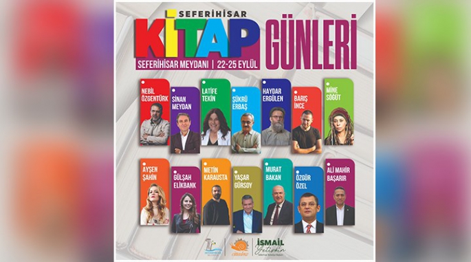 Seferihisar Kitap Günleri 22 Eylül’de başlıyor