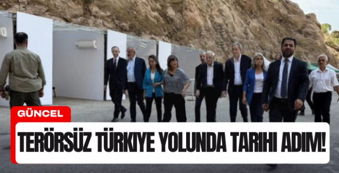 Terörsüz Türkiye yolunda tarihi adım! İlk PKK'lı grup silah bırakıyor